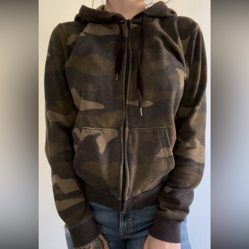 Camouflage Zip-Up Hoodie from Victoria’s Secret